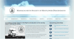 Desktop Screenshot of massmayflower.org